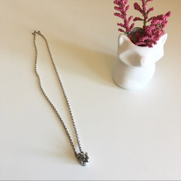 Chunky Crown Necklace | Crown Charm | 17-18 in - Picture 2 of 11